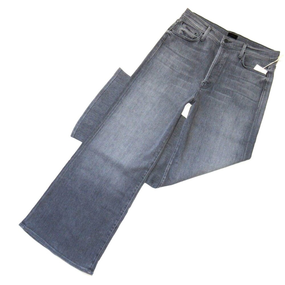 NWT Mother The Tomcat Roller in Digging Up Dirt Wide Leg Stretch Jeans 34